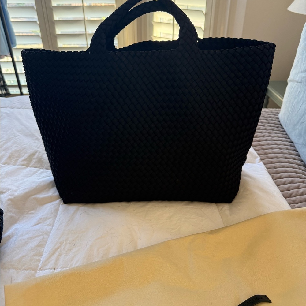 Naghedi Black St Barths large tote